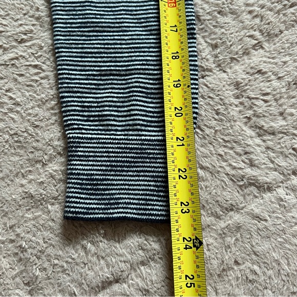 Express Cotton Blend Striped Hooded Sweater Women’s Size M - Picture 5 of 9